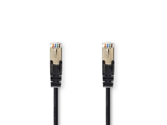 Nedis Ccgp85121bk15 1,5 M Cat5e Sf/Utp S-Ftp Rj-45 Rj-45 Sort