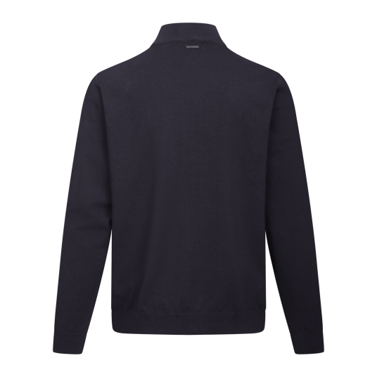 Jake Half-zip Dark Navy S Basic half-zip knit sweater