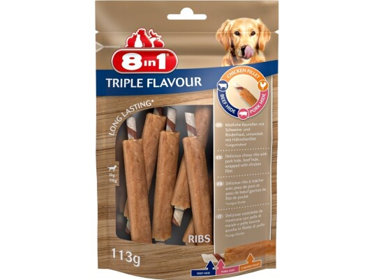8 In 1 8In1 Triple Flavour Ribs 6 Stk 10 Pk/Ps 8 In 1 8In1 Triple Flavour Ribs 6 Stk 10 Pk/Ps