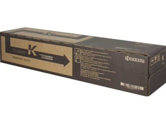 Kyocera Tk-8600K 20000 Sider Sort 1 Stykker Kyocera Tk-8600K 20000 Sider Sort 1 Stykker