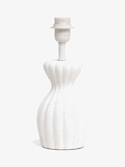 Alice & Fox Curve Lampefot Chalk White Alice & Fox Curve Lampefot Chalk White