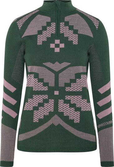Kari Traa Women"s Faith Half Zip Thyme XS Kari Traa Women"s Faith Half Zip Thyme XS