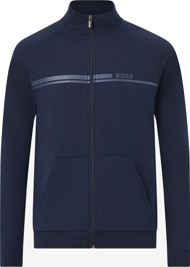 BOSS Collegegenser Authentic Jacket Z Blå BOSS Collegegenser Authentic Jacket Z Blå