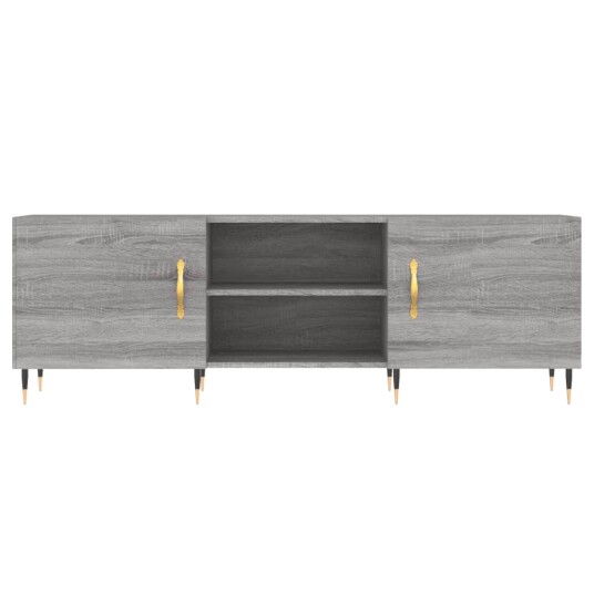 vidaXL TV-benk grå sonoma 150x30x50 cm konstruert tre 8720845426873 vidaXL TV-benk grå sonoma 150x30x50 cm konstruert tre 8720845426873
