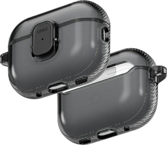 UNIQ Glase Pro Case for AirPods Pro 3 Lock Case Clear Black
