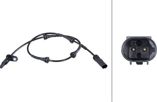 Sensor, ABS HELLA 6PU 358 447-321