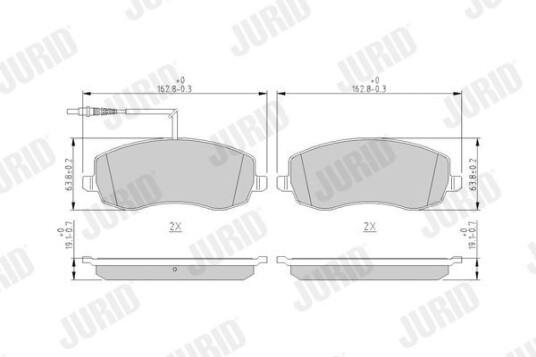 Bremseklosser JURID 573327J Bremseklosser JURID 573327J