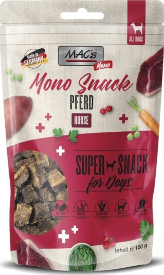 Mac'S Mac´S Dog Mono Snack Hest 6 X 100 G