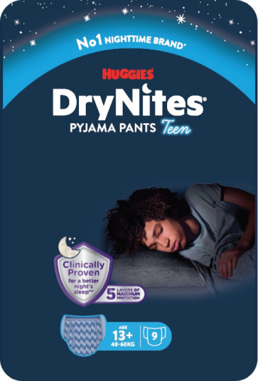 DryNites Bleie gutt 13+ år 9 stk. DryNites Bleie gutt 13+ år 9 stk.