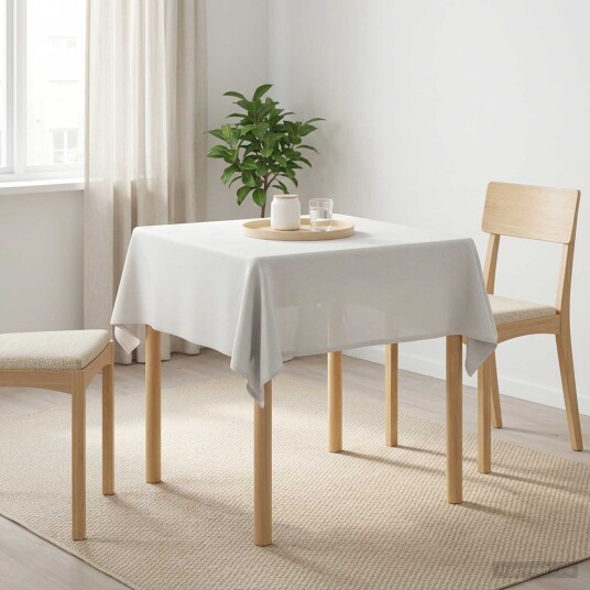 vidaXL Bordduk 5 stk. Torget Hvit 90 x 90 cm vidaXL Bordduk 5 stk. Torget Hvit 90 x 90 cm