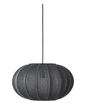 Made By Hand Laget av Knit-Wit Taklampe Oval Ø45 Sort