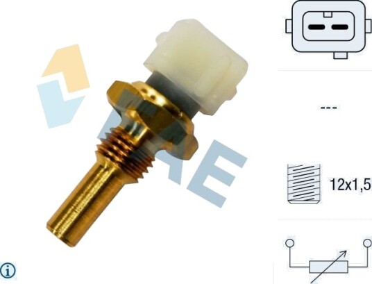 FAE 33130 Sensor, motortemperatur
