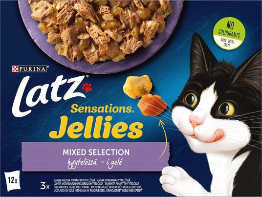 Latz Våtfôr Sensations Mixed Selection I Gelé Våtfôr Til Katt 12X100 G Latz Våtfôr Sensations Mixed Selection I Gelé Våtfôr Til Katt 12X100 G