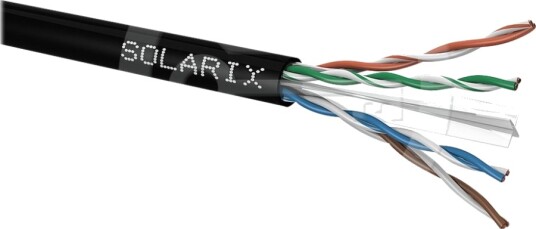 Solarix Cat6 UTP Outdoor svart 27655193