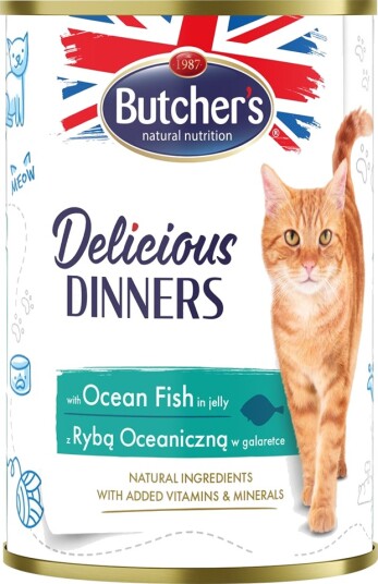 Butcher'S Våtfôr Delicious Dinners Med Sjøfisk 24 X 400 G