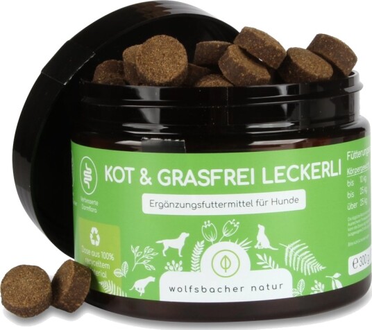 Wolfsbacher Natur Avføring & Gressfri Godbiter 300 G Wolfsbacher Natur Avføring & Gressfri Godbiter 300 G