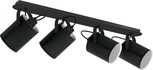 Eglo Villabate Overflade Spotlys E27 4 PæreR Led 220 240 V Sort Hvid