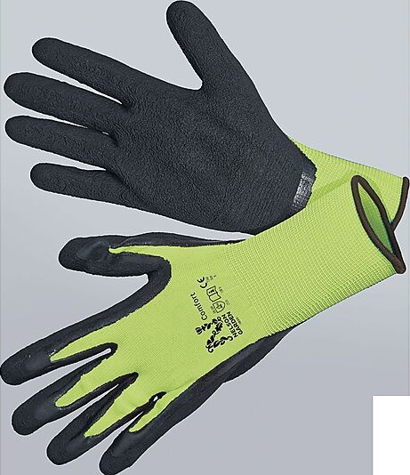 Nelson garden hanske comfort str 7 lime/svart Nelson garden hanske comfort str 7 lime/svart