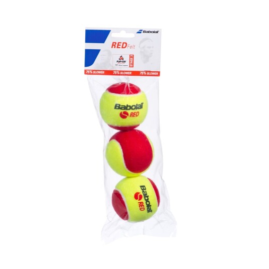Babolat Red felt 3 baller