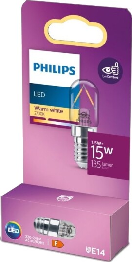 Philips LED E14 Filament Deco T20 15W 135lm Philips LED E14 Filament Deco T20 15W 135lm