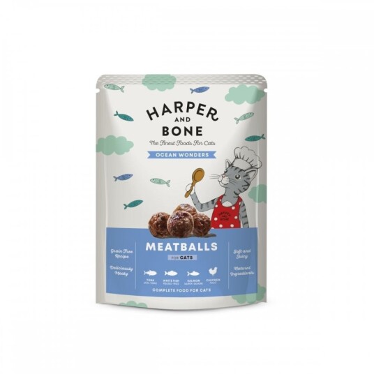 Harper And Bone Cat Pouch Adult Ocean Wonders