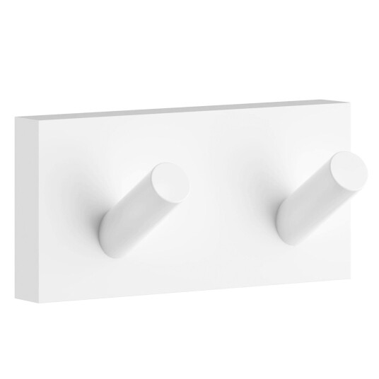 Smedbo hus dobbel krok, matt hvit, lengde 90 mm