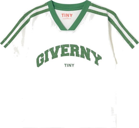 Tiny Cottons T skjorte Giverny Tiny Off White Tiny Cottons 10 år 140 T skjorte Grønn Hvit