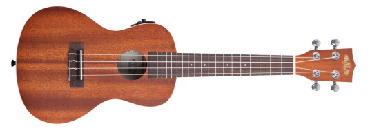 Kala Ka-Ce Satin Mahogany Concert Ukulele Med Eq & Bag (Ub-C)