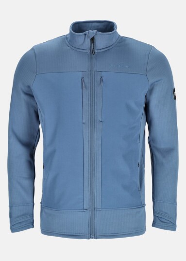 Swedemount Trondheim Wind Mid Layer Full Zip Dusty Blue 2xl Trøyer Swedemount Trondheim Wind Mid Layer Full Zip Dusty Blue 2xl Trøyer