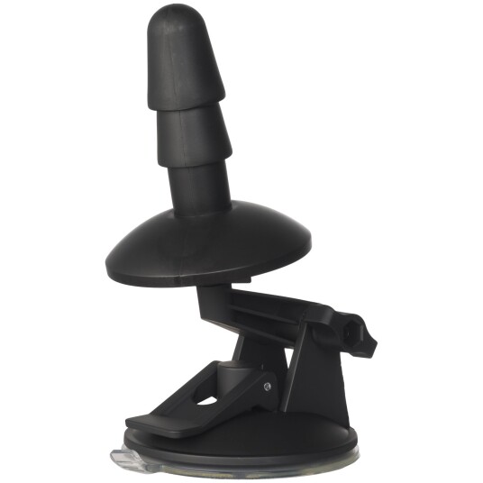 Doc Johnson Vac-U-Lock Deluxe Suction Cup Plug Accessory    - Svart