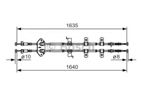 Bremsewire BOSCH 1 987 482 054 Bremsewire BOSCH 1 987 482 054