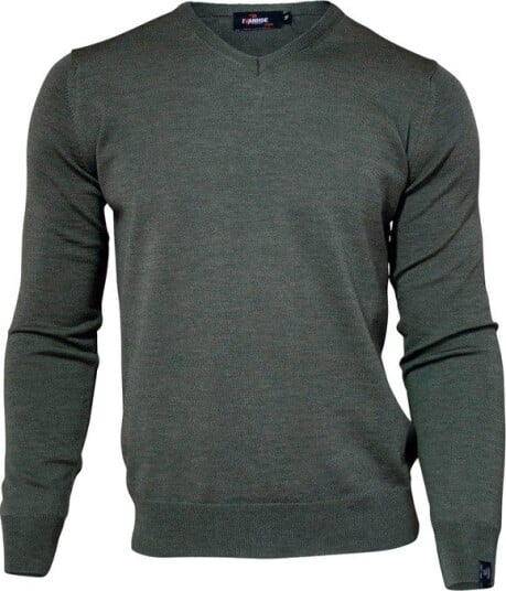 Ivanhoe Merino V Neck Grønn Golfgenser herre Grön (Rifle Gr 426) Small