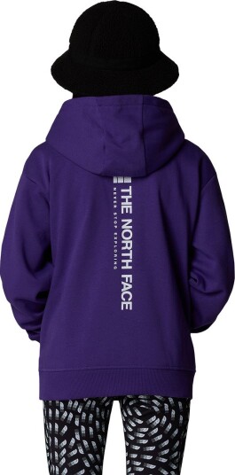 The North Face Vertical Graphic Oversized Hettegenser Barn Lilla 155 160