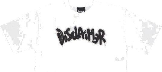 Disclaimer Dame Topper Hvit L,