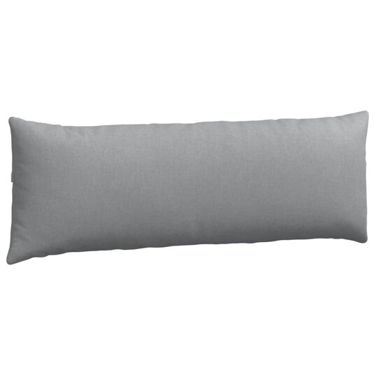 Sofaputer 2 pcs Lysegrå 120 x 40 cm stoff