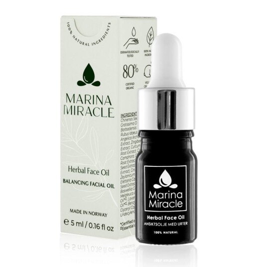 Marina Miracle Herbal Face Oil Travel size 5 ml