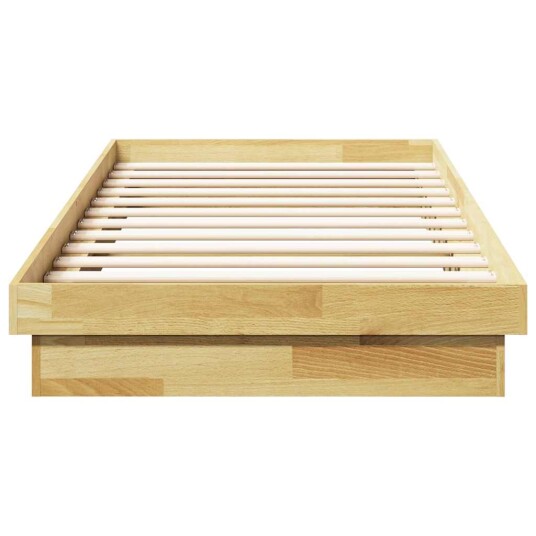 Sengeramme Uten Madrass 90x190 cm Helt Eik 8721158628688