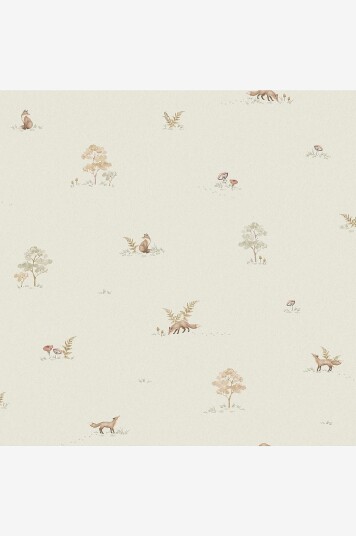 Boråstapeter Tapet Little Fox Newbie Beige