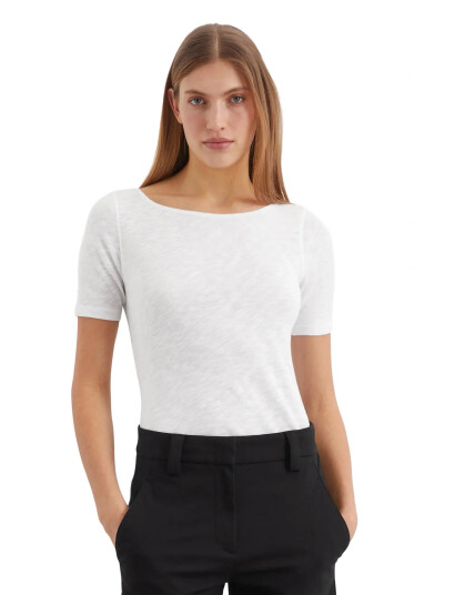 Marc O"Polo T-Shirts Short Sleeve - White - XS Marc O"Polo T-Shirts Short Sleeve - White - XS