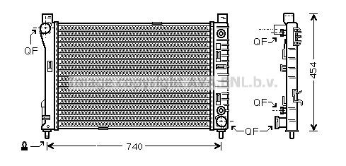 Radiator AVA Clever Choice MSA2286