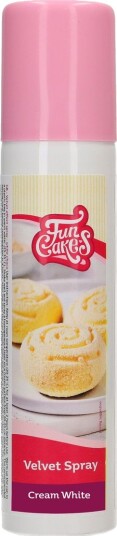 Funcakes Velvet Spray Hvit Cream White Funcakes Velvet Spray Hvit Cream White