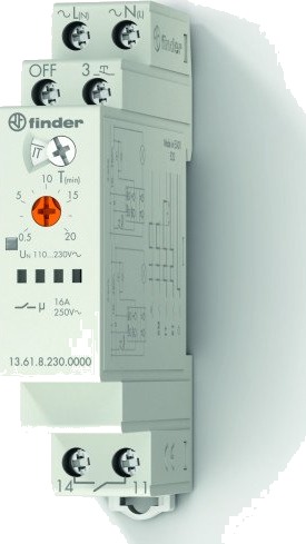 Finder Elektronisk Overspenningsvern Multifunksjon 16A 230V AC