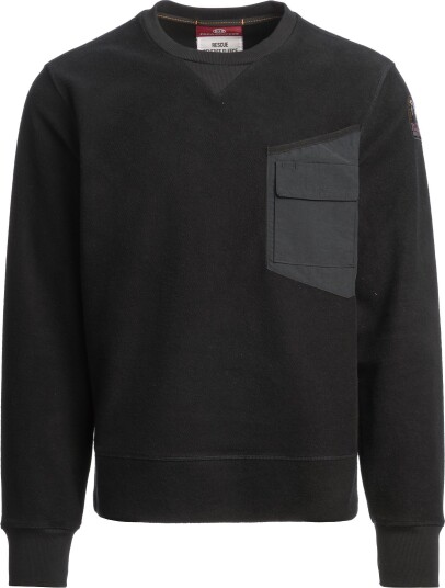 Parajumpers Men"s Pernhos Crewneck Sweatshirt Black M