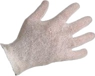 Handske Strikket Standard 27Cm 200G Bomuld/Poly Damestørrelse Med Sømme,12 Par/Pk
