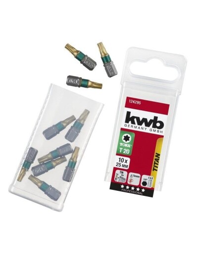 kwb Kwb titanbits T20 / 25 mm 10 stk. kwb Kwb titanbits T20 / 25 mm 10 stk.