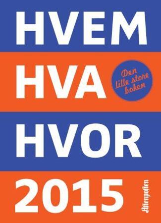 Hvem hva hvor 2015, Veldig pen bok / som ny