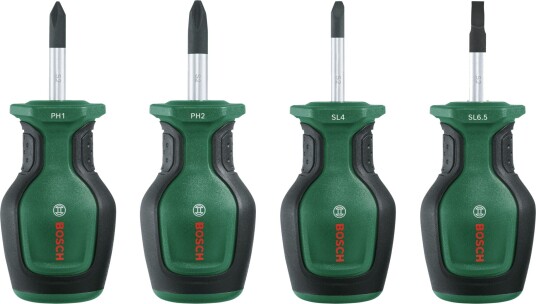 Bosch Kort Skrutrekkersett Diy 4 Deler