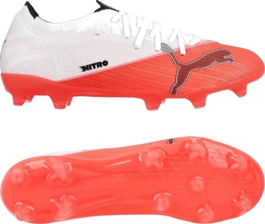PUMA Ultra Nitro 7 Match Fg/ag The Arrival   Ultra Red/PUMA Svart/PUMA White Kvinner størrelse 37