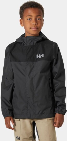 Helly Hansen Vancouver Regnjakke Junior Grå 128/8 Marineblå128/8