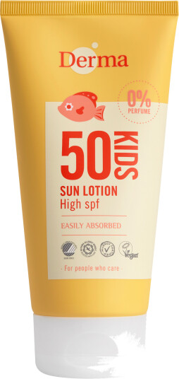 Derma Kids Solkrem SPF50 150 ml - Solkrem for Barn Derma Kids Solkrem SPF50 150 ml - Solkrem for Barn
